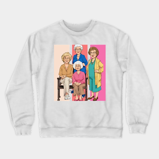 Golden girls Crewneck Sweatshirt by Whisky1111